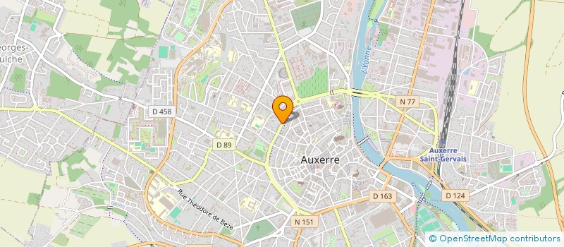 localisation de l'entreprise NJO SAINT AMATRE à AUXERRE