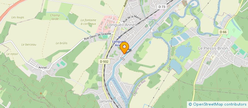 localisation de l'entreprise NJORD SHIPPING  LONGUEIL-ANNEL