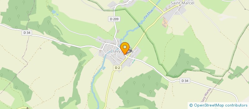 localisation de l'entreprise NJP  CLAVY-WARBY