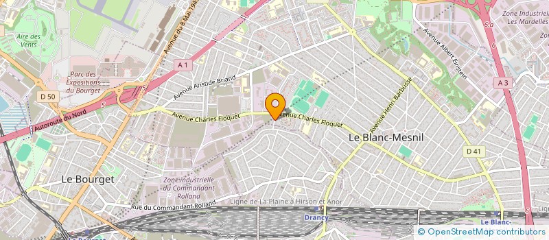localisation de l'entreprise NJP MULTI SERVICE à LE BLANC-MESNIL
