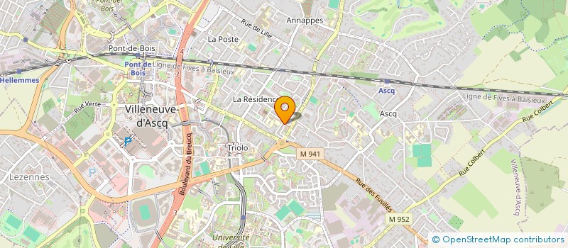 localisation de l'entreprise NJP MULTISERVICES à VILLENEUVE-D'ASCQ