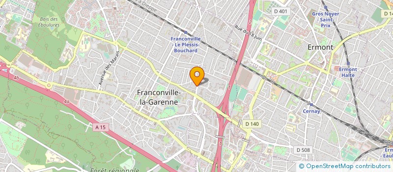 localisation de l'entreprise NJR  FRANCONVILLE