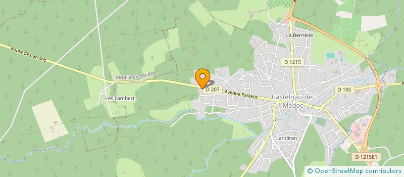 localisation de l'entreprise NJR RESEAUX  CASTELNAU-DE-MEDOC