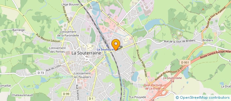 localisation de l'entreprise NJRCOM  LA SOUTERRAINE