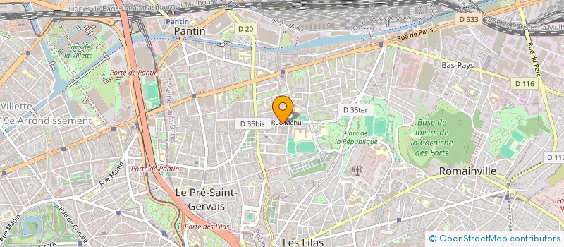 localisation de l'entreprise NJS à PANTIN