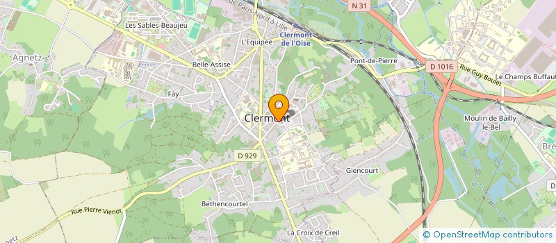 localisation de l'entreprise NJS  CLERMONT
