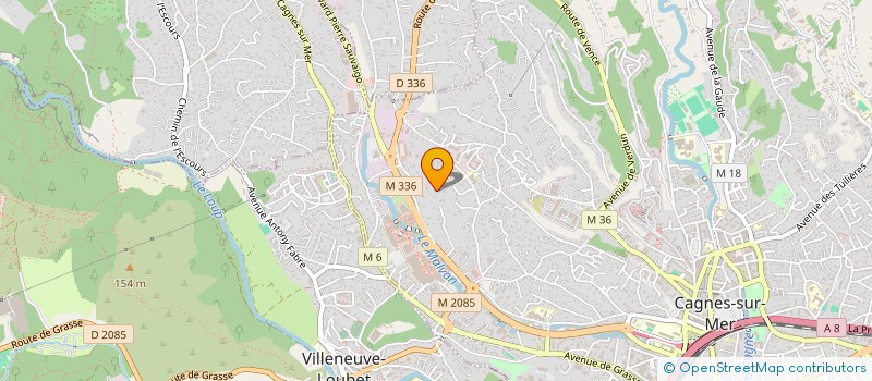 localisation de l'entreprise NJS BATIMENT à CAGNES-SUR-MER
