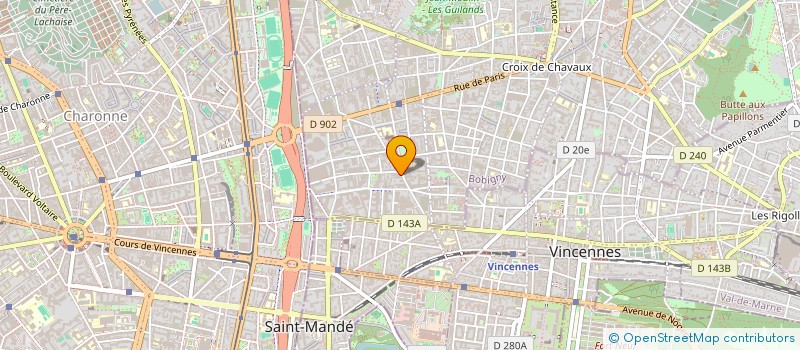 localisation de l'entreprise NJS CONSEILS  MONTREUIL