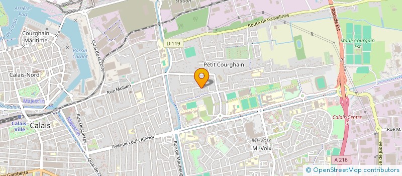 localisation de l'entreprise NJT  CALAIS