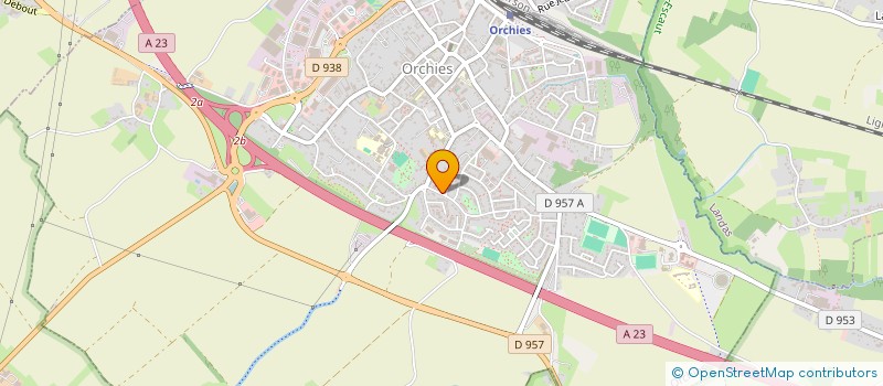 localisation de l'entreprise NJTP  ORCHIES