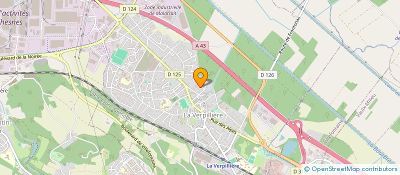 localisation de l'entreprise NJYTECH  LA VERPILLIERE