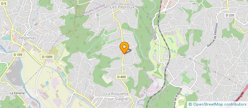 localisation de l'entreprise NK 17 HOLDING à LA ROQUETTE-SUR-SIAGNE