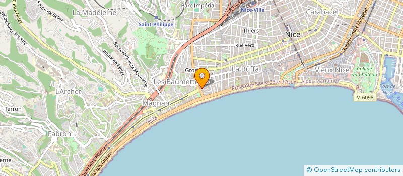 localisation de l'entreprise NK à NICE