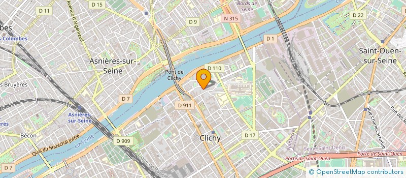localisation de l'entreprise NK à CLICHY