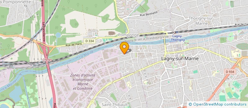 localisation de l'entreprise NK  LAGNY-SUR-MARNE