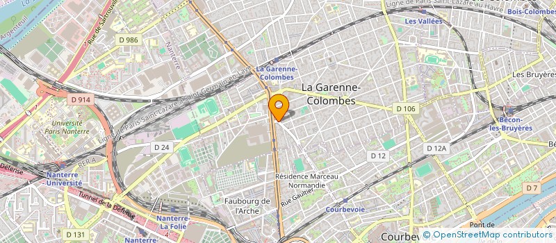 localisation de l'entreprise NK à LA GARENNE-COLOMBES