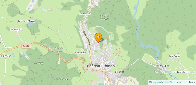 localisation de l'entreprise NK  CHATEAU-CHINON (VILLE)