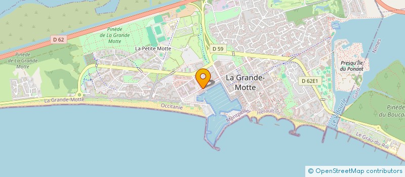 localisation de l'entreprise NK  LA GRANDE-MOTTE