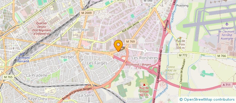 localisation de l'entreprise NK AGENCY  CLERMONT-FERRAND