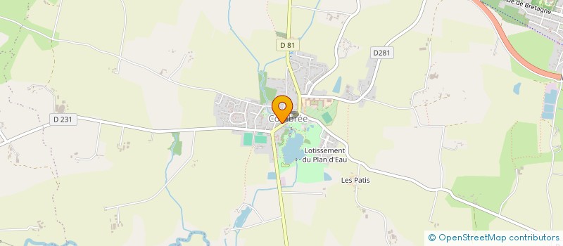 localisation de l'entreprise NK & ASSOCIES  OMBREE D'ANJOU