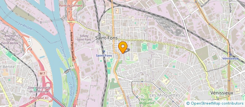 localisation de l'entreprise NK AUTOS 69 à SAINT-FONS