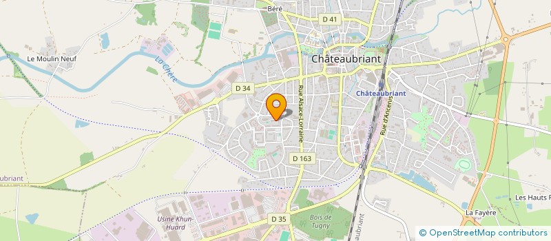 localisation de l'entreprise NK BAT  CHATEAUBRIANT