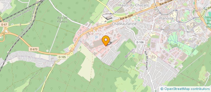 localisation de l'entreprise NK BESANCON à BESANCON
