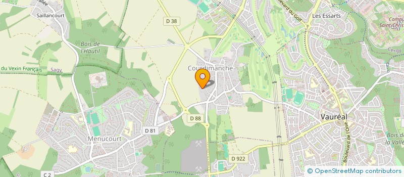 localisation de l'entreprise NK CERGY  CERGY