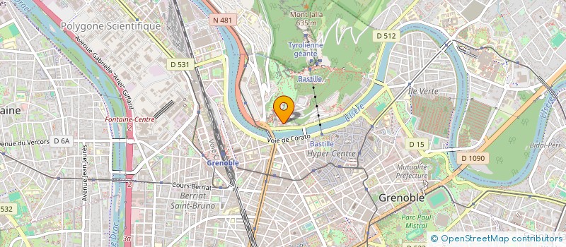 localisation de l'entreprise NK COMMERCE à GRENOBLE