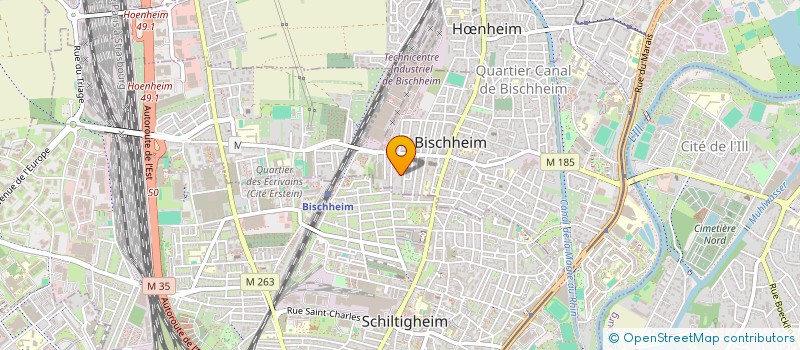 localisation de l'entreprise NK CONSTRUCTION à BISCHHEIM