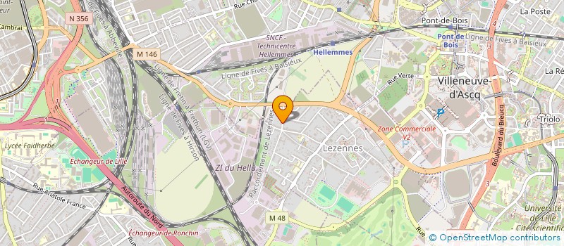 localisation de l'entreprise NK CONSULTING à LEZENNES