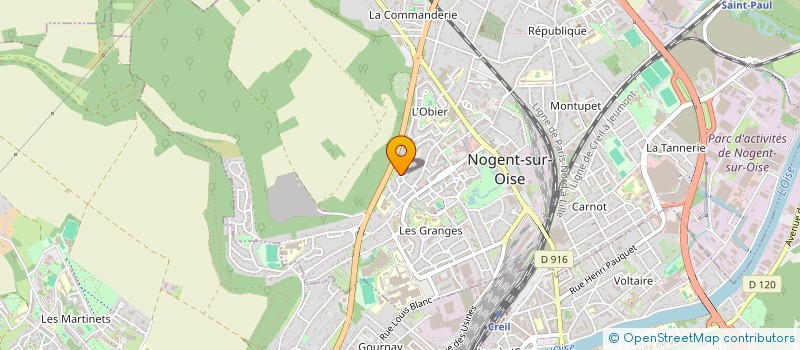 localisation de l'entreprise NK CONSULTING  NOGENT SUR OISE