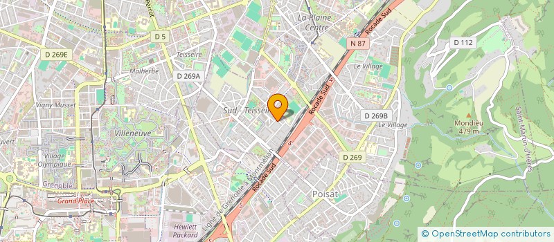 localisation de l'entreprise NK COUVERTURE  SAINT-MARTIN-D'HERES