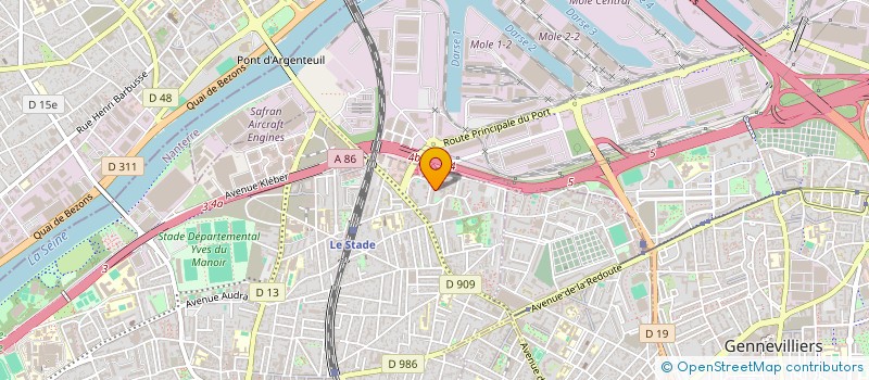 localisation de l'entreprise NK DEPANNAGE à COLOMBES