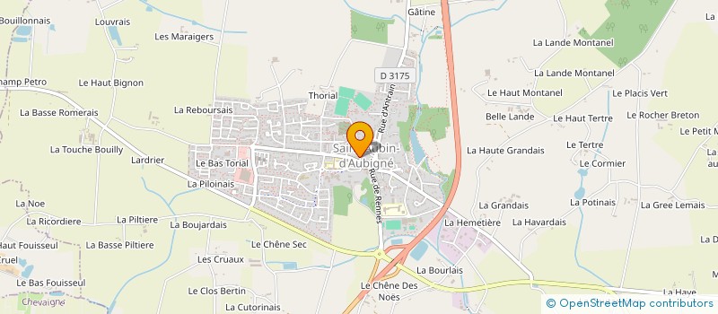 localisation de l'entreprise NK DESIGN  SAINT-AUBIN-D'AUBIGNE