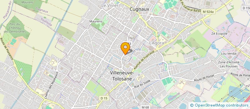 localisation de l'entreprise NK ELEC à AUCAMVILLE