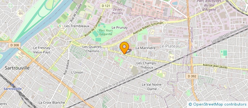 localisation de l'entreprise NK EXOTIQUE à SARTROUVILLE