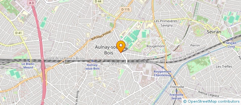 localisation de l'entreprise NK EXOTIQUE à AULNAY-SOUS-BOIS