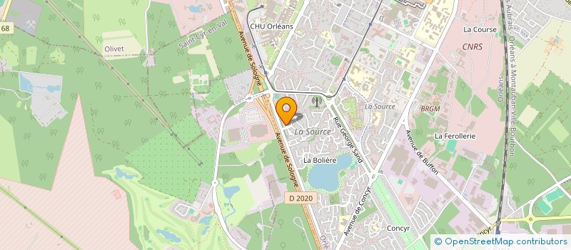 localisation de l'entreprise NK EXPRESS à ORLEANS