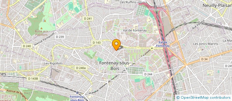 localisation de l'entreprise NK FAMILY à FONTENAY-SOUS-BOIS