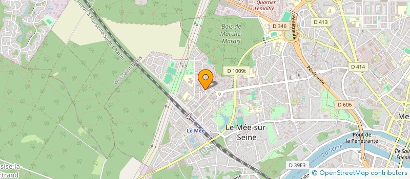 localisation de l'entreprise NK FERMETURES à LE MEE-SUR-SEINE