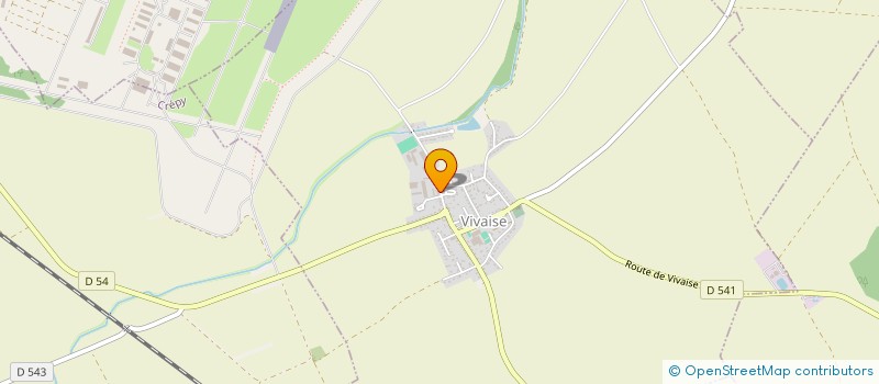 localisation de l'entreprise NK & FILS  VIVAISE