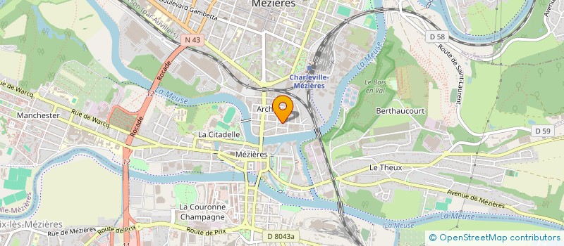 localisation de l'entreprise NK FOOD PRO à CHARLEVILLE-MEZIERES