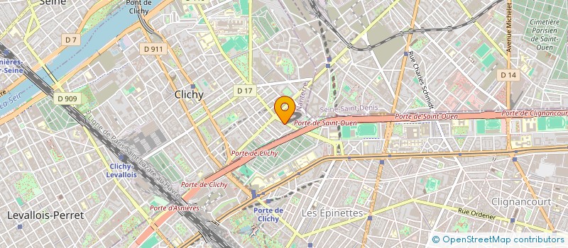localisation de l'entreprise NK GLOBAL RENOVATION à CLICHY