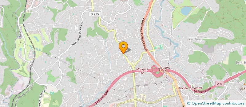 localisation de l'entreprise NK HARTE HOLDING à MOUGINS