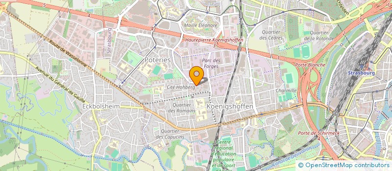 localisation de l'entreprise NK HOLDING à STRASBOURG