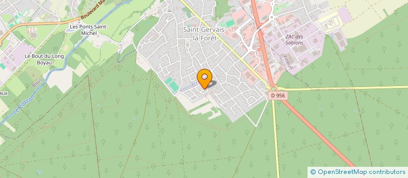 localisation de l'entreprise NK IMO  SAINT-GERVAIS-LA-FORET