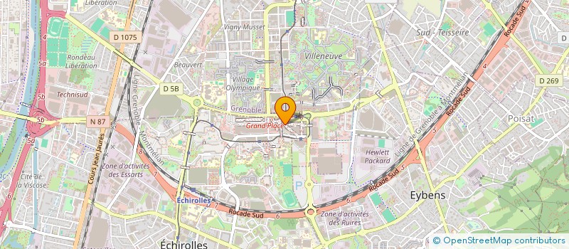 localisation de l'entreprise NK INVEST  GRENOBLE