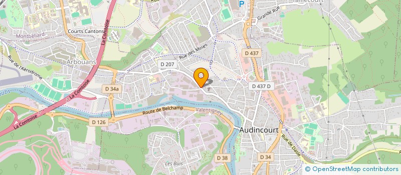 localisation de l'entreprise NK MODESTY  AUDINCOURT