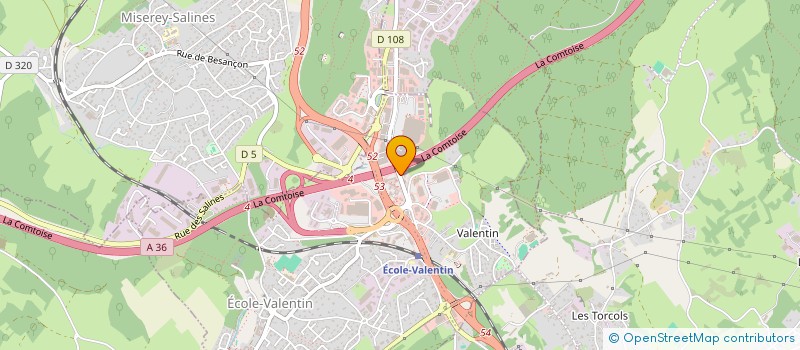 localisation de l'entreprise NK.NC à ECOLE-VALENTIN